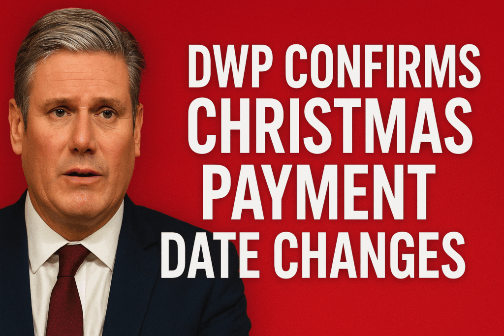 DWP Confirms Christmas Payment Date Changes