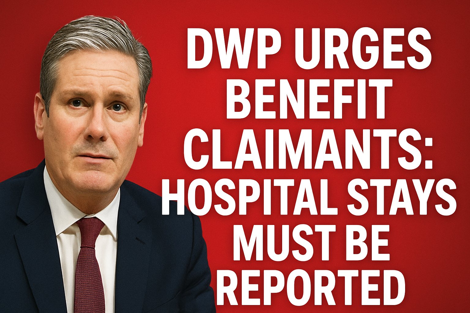 DWP Urges Benefit Claimants Hospital Stays Must Be Reported