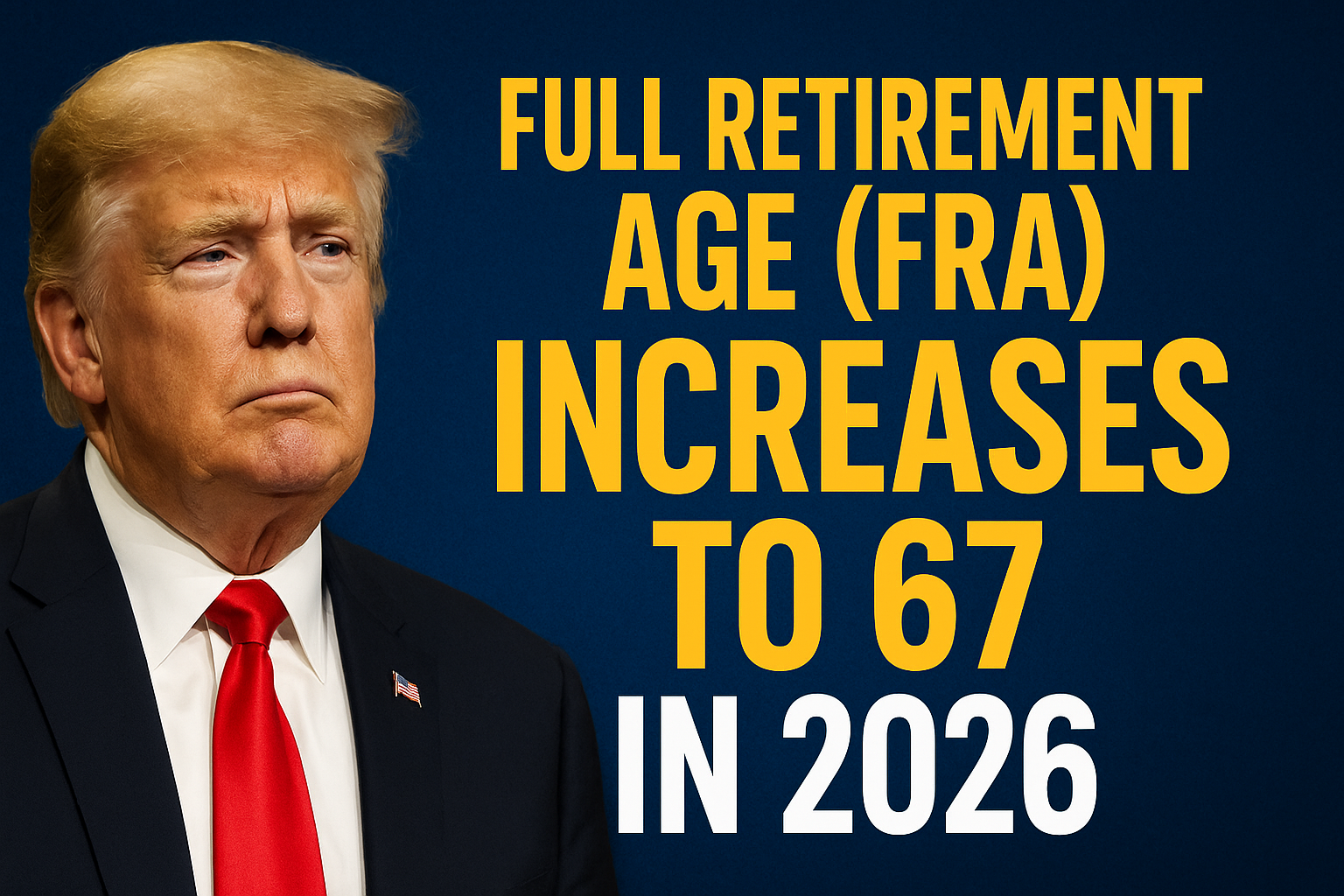 Full Retirement Age (FRA) Increases to 67 in 2026