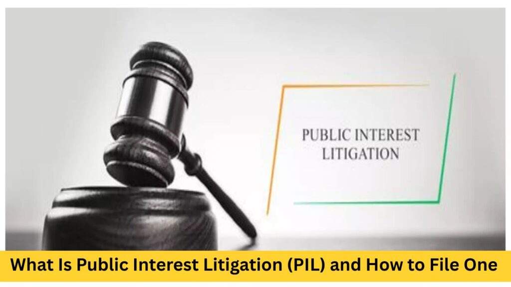 What Is Public Interest Litigation (PIL) and How to File One