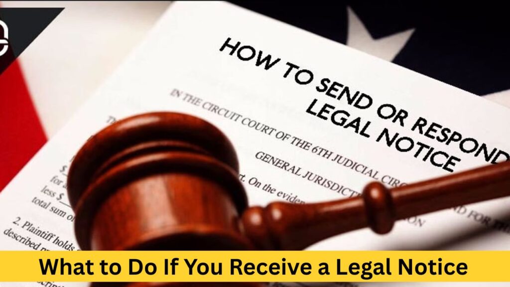 What to Do If You Receive a Legal Notice