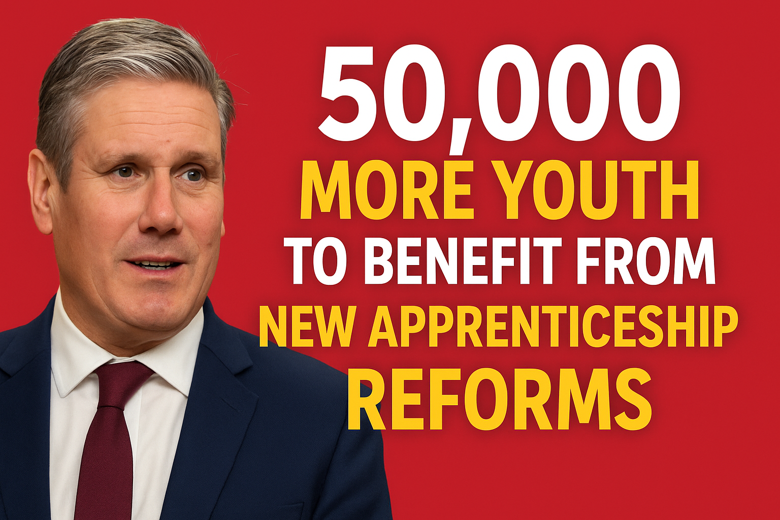 50,000 More Youth to Benefit from New Apprenticeship Reforms