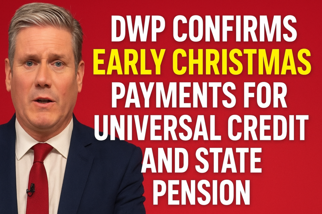 DWP Confirms Early Christmas Payments for Universal Credit and State Pension