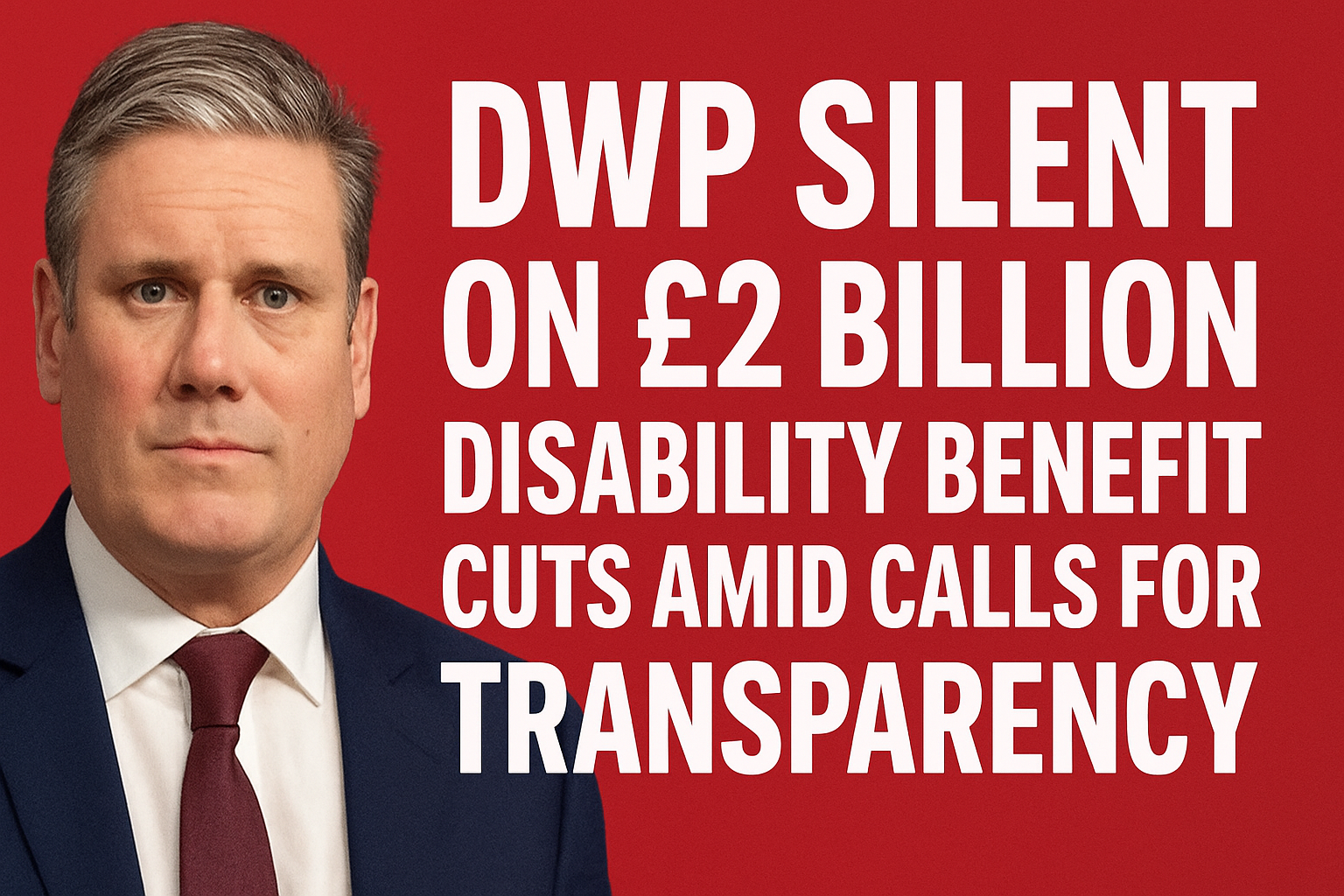 DWP Silent on £2 Billion Disability Benefit Cuts Amid Calls for Transparency