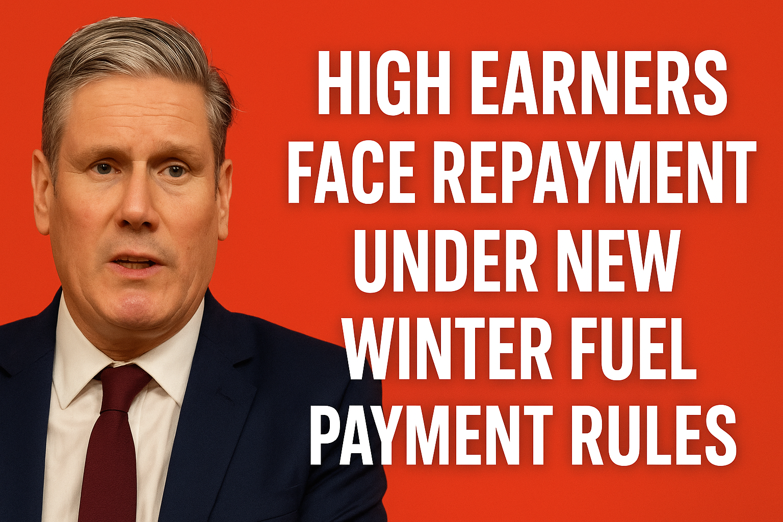 Pensioners Alert High Earners Face Repayment Under New Winter Fuel Payment Rules