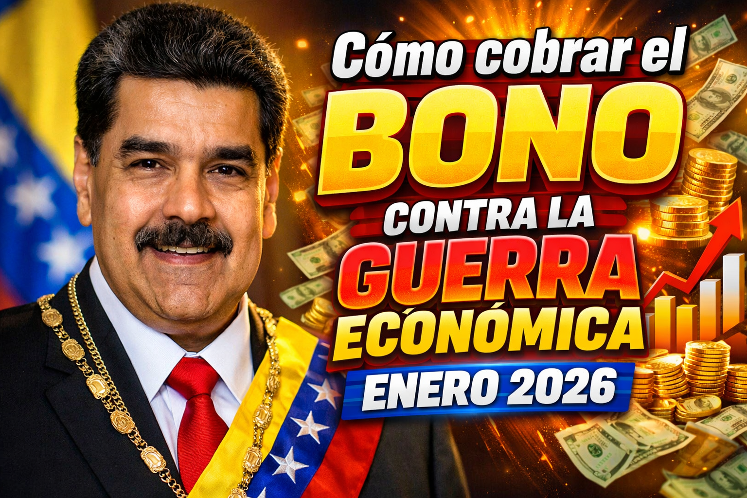 Cómo cobrar el bono contra la guerra económica enero 2026 pasos y requisitos