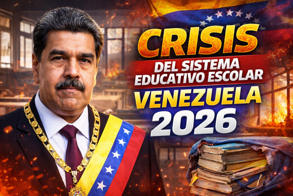 Crisis del Sistema Educativo Escolar Venezuela 2026 Causas, Datos y Consecuencias