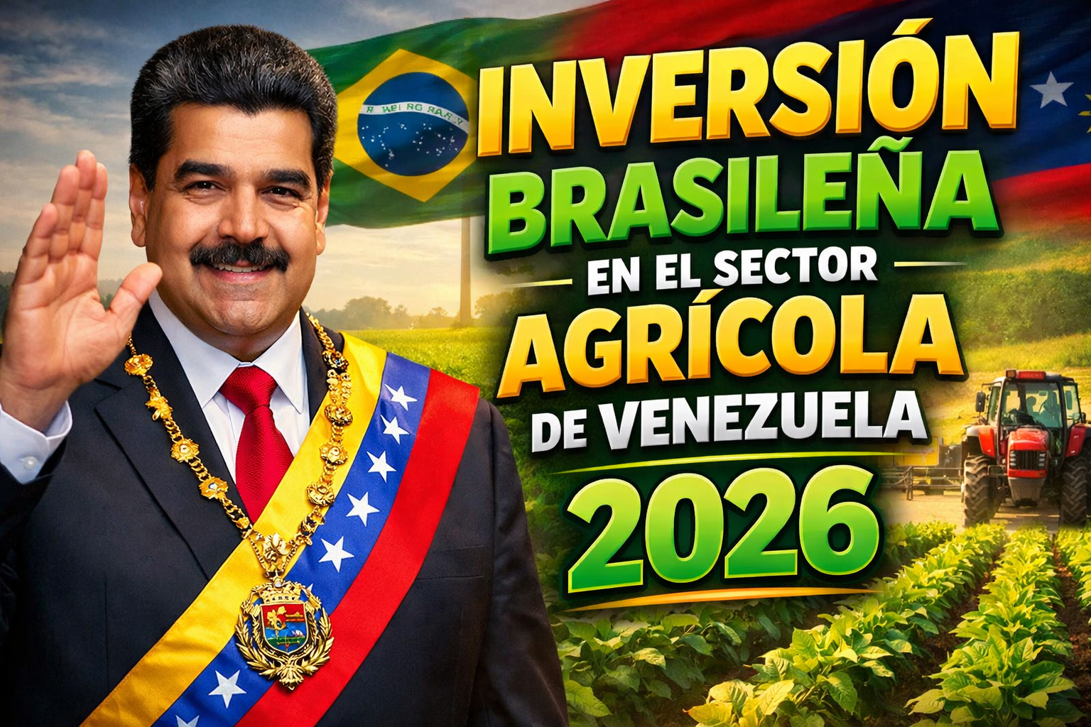 Inversión brasileña en el sector agrícola de Venezuela 2026 cooperación y oportunidades