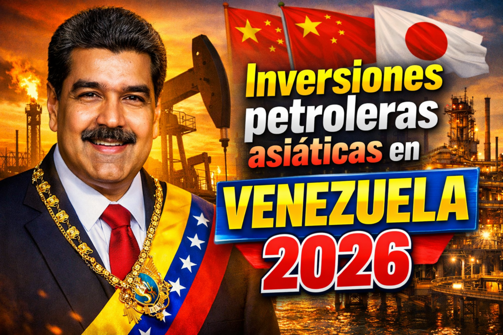Inversiones petroleras asiáticas en Venezuela 2026 nuevos acuerdos y proyectos clave