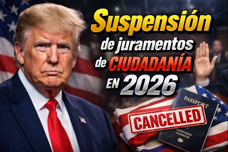 Suspensión de juramentos de ciudadanía en 2026 LULAC reacciona y pide explicaciones