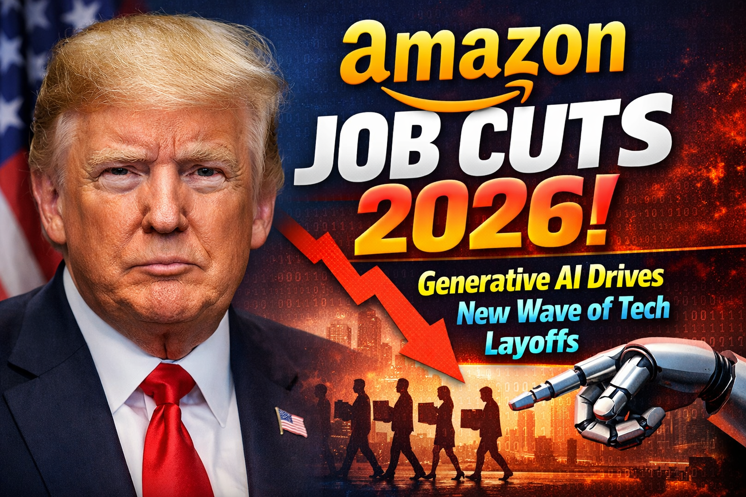 Amazon Job Cuts 2026 Generative AI Drives New Wave of Tech Layoffs