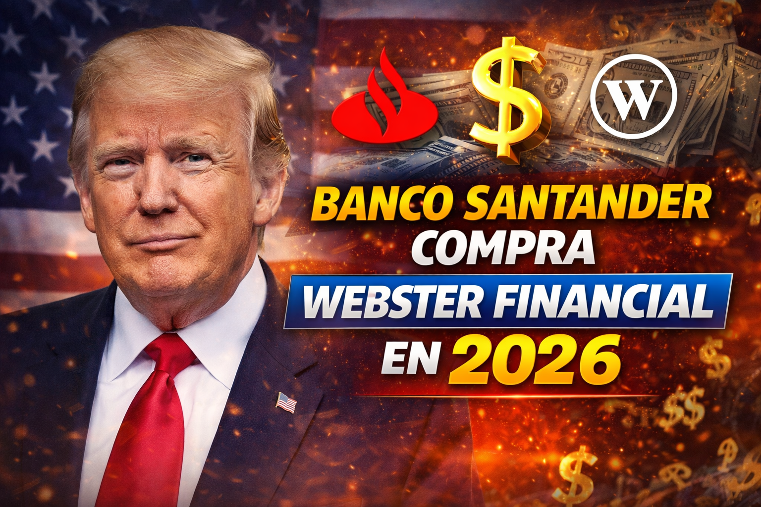 Banco Santander Compra Webster Financial en 2026 Nueva Ola de Fusiones Bancarias en EE. UU.