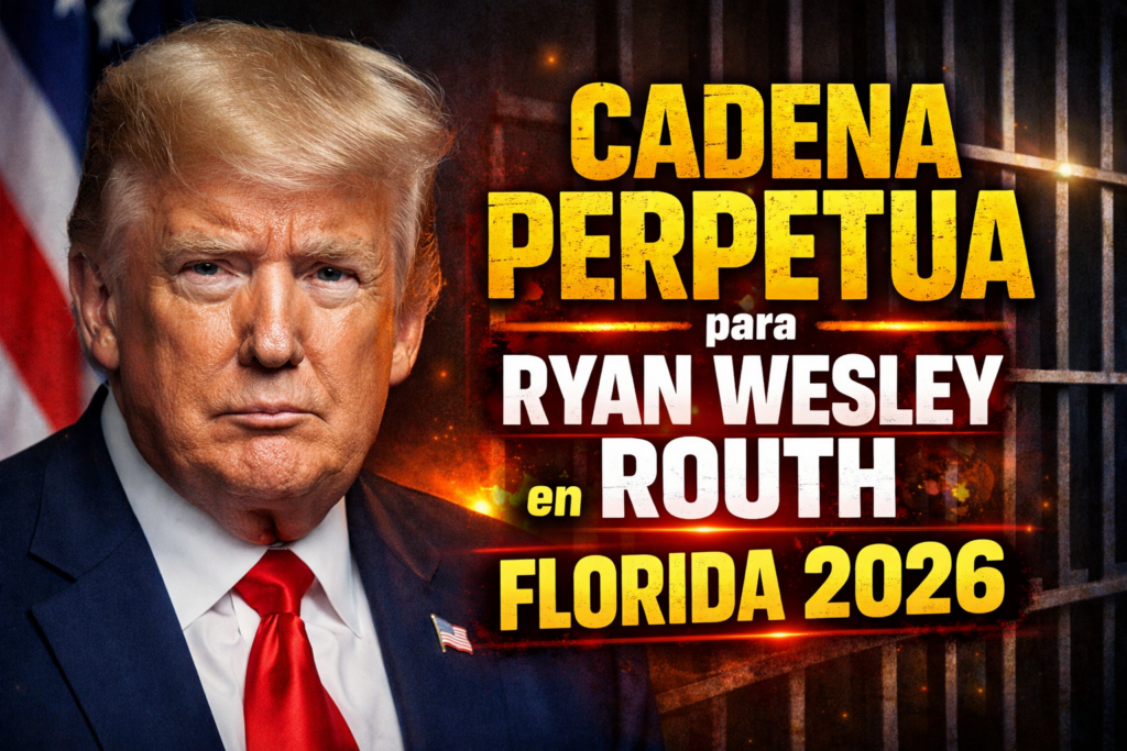 Cadena Perpetua para Ryan Wesley Routh en Florida 2026 — Impacto en la Seguridad Presidencial