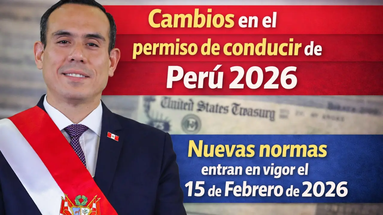 Cambios en el permiso de conducir de Perú 2026 – Nuevas normas entran en vigor el 15 de Febrero de 2026