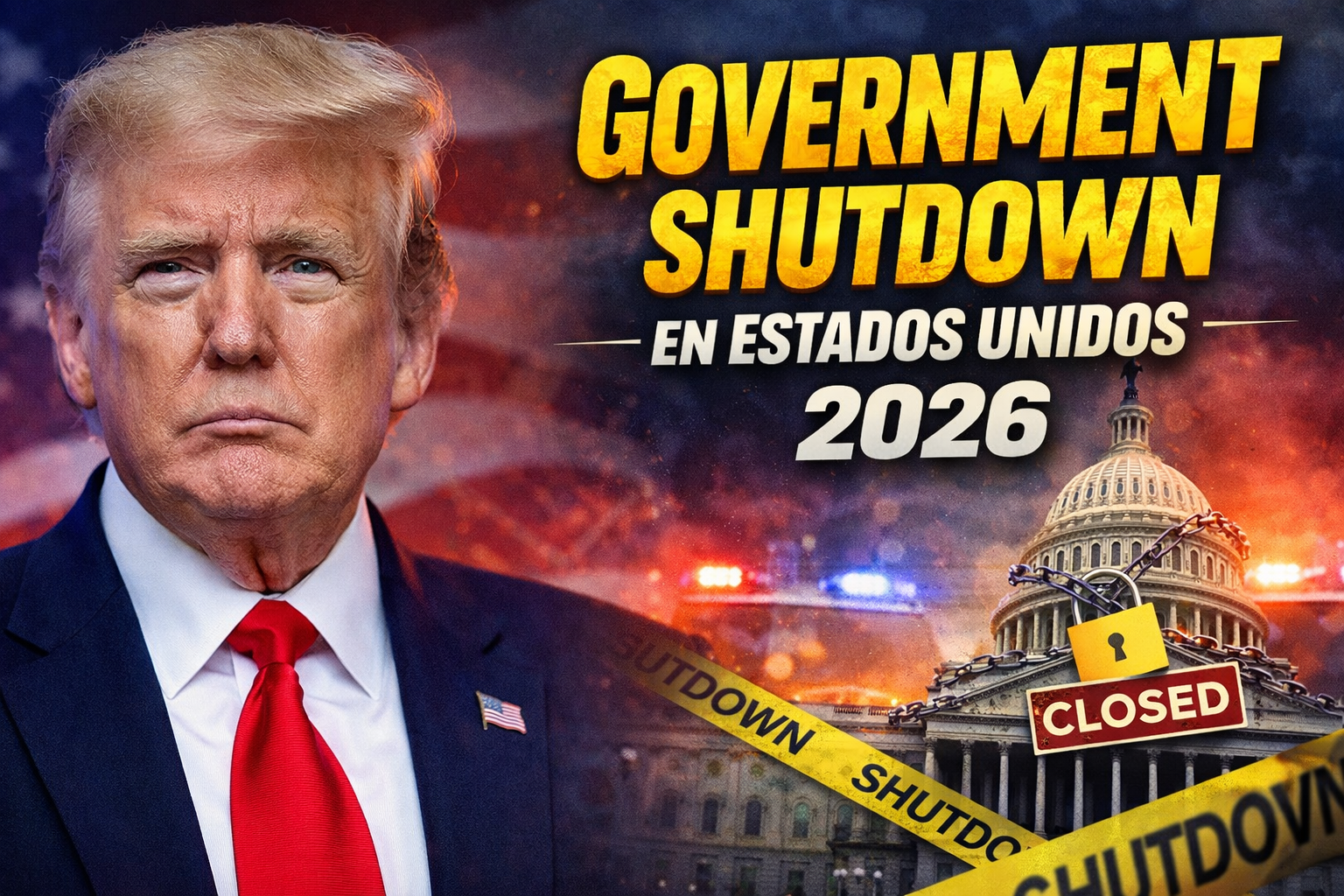 Government shutdown en Estados Unidos 2026 soluciones de Trump y efectos en inmigrantes y visas