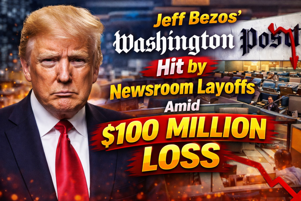 Jeff Bezos’ Washington Post Hit by Newsroom Layoffs Amid $100 Million Loss
