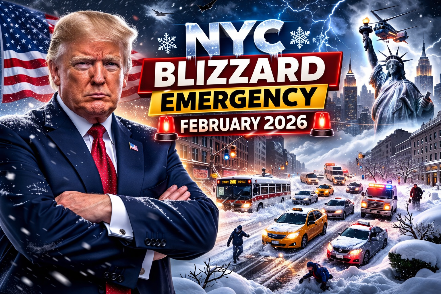 NYC Blizzard Emergency February 2026 Travel Disruptions and Northeast Power Outage Maps