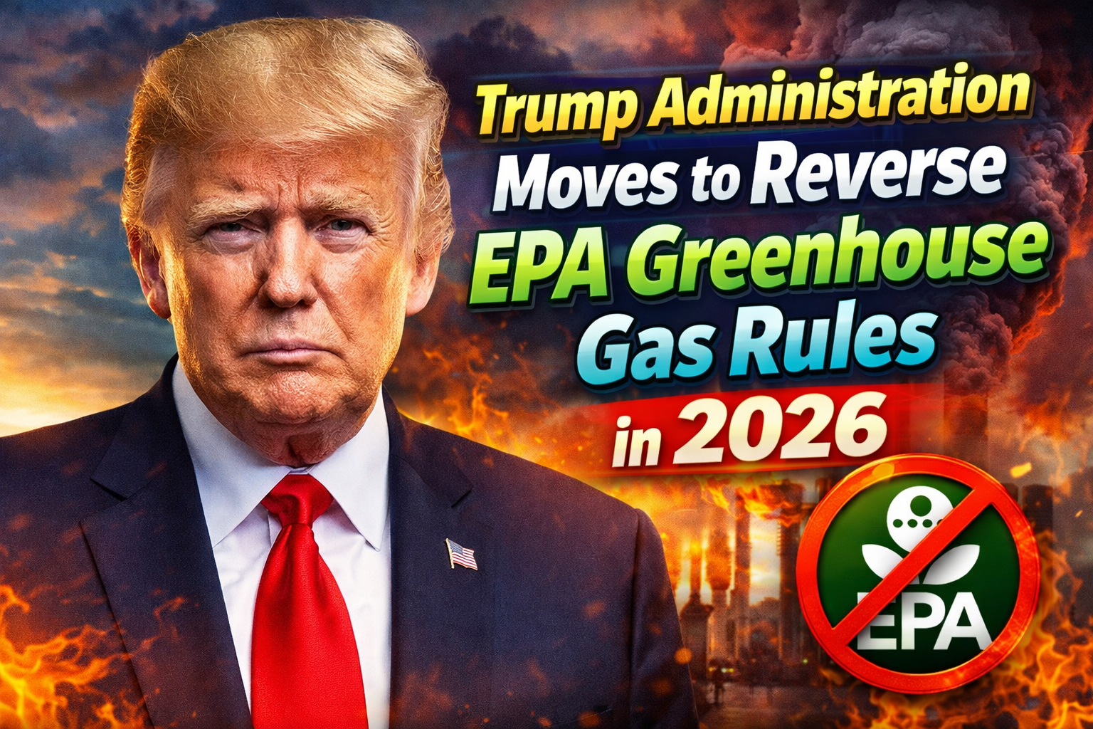 Trump Administration Moves to Reverse EPA Greenhouse Gas Rules in 2026