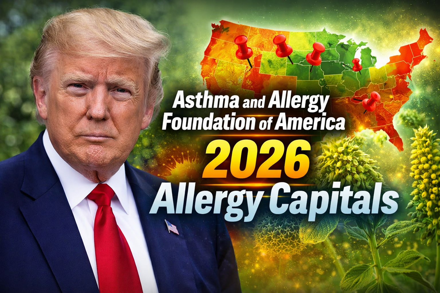 Asthma and Allergy Foundation of America 2026 Allergy Capitals Worst U.S. Cities for Seasonal Allergies Ranked