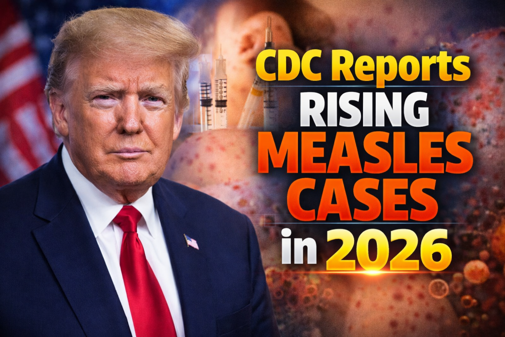 CDC Reports Rising Measles Cases in 2026 as MMR Vaccine Confidence Drops and Parents Warned of Symptoms