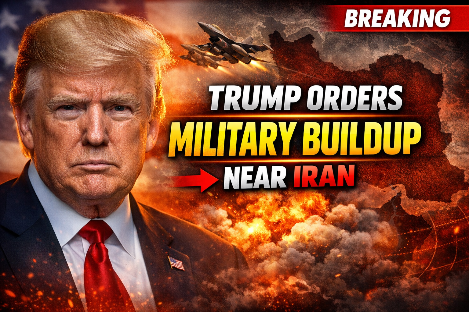 Donald Trump Orders U.S. Military Buildup Near Iran Thousands of Marines Deployed as War Tensions Escalate