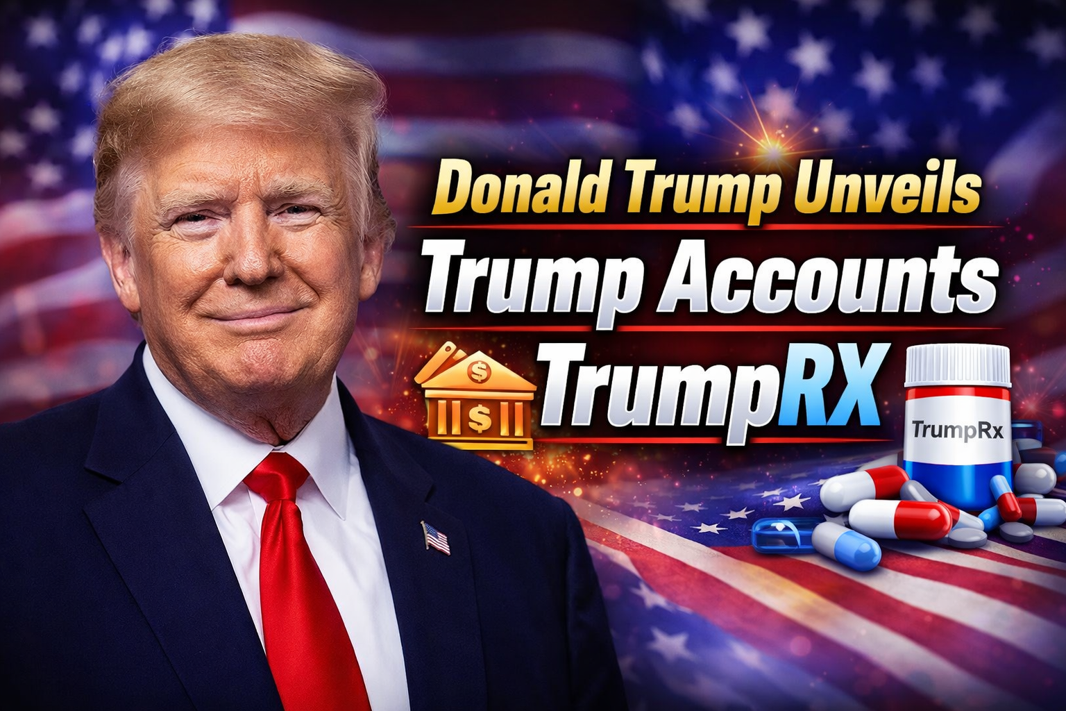 Donald Trump Unveils Trump Accounts and TrumpRX Key Takeaways from the 2026 State of the Union Address