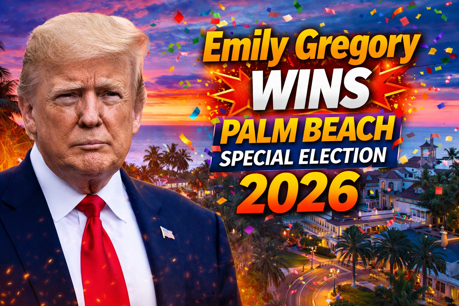 Emily Gregory Wins Palm Beach Special Election 2026 Democratic Gains in Florida