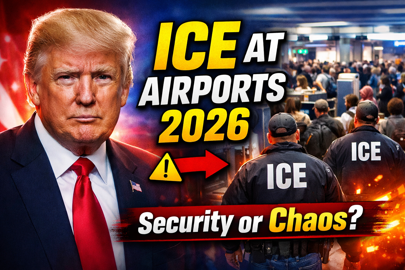 ICE Deployment at Airports 2026 TSA Shortages Trigger Security Changes