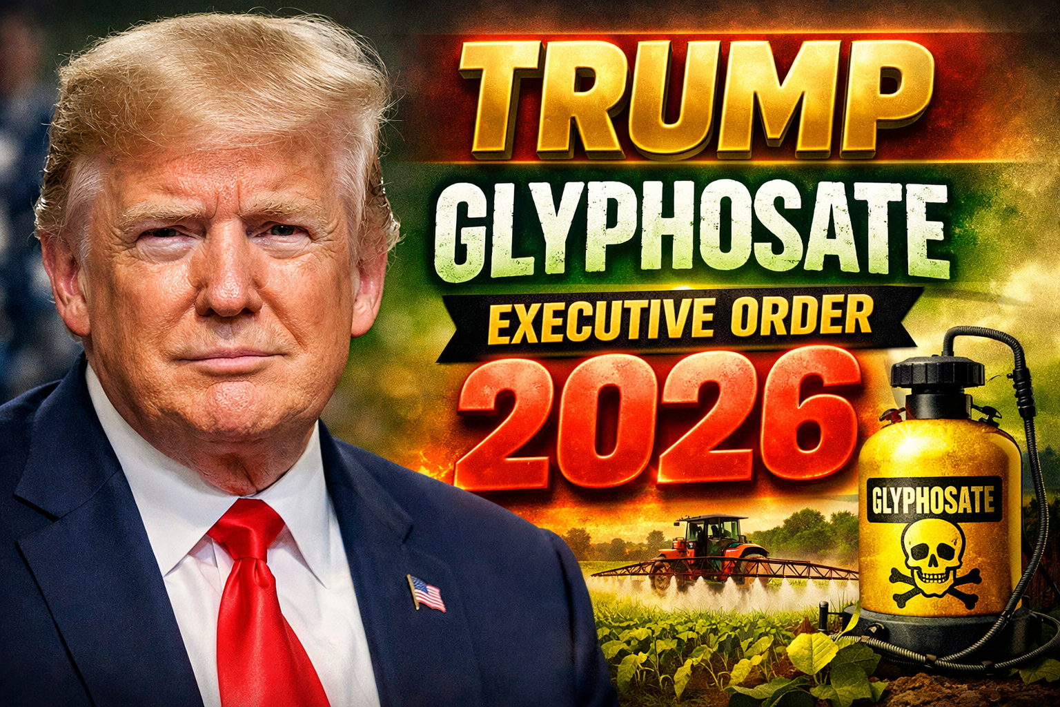 Trump Glyphosate Executive Order 2026 RFK Jr. Roundup Controversy Raises Questions on US Food Safety