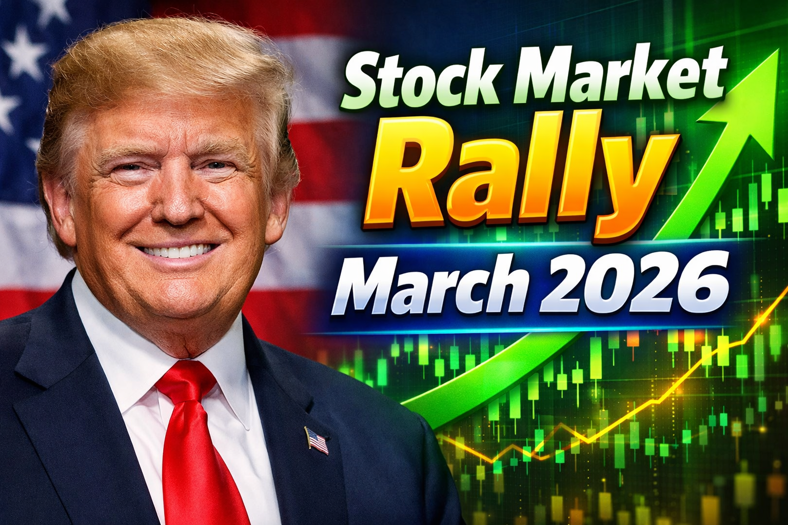 Trump and stock market rally March 2026