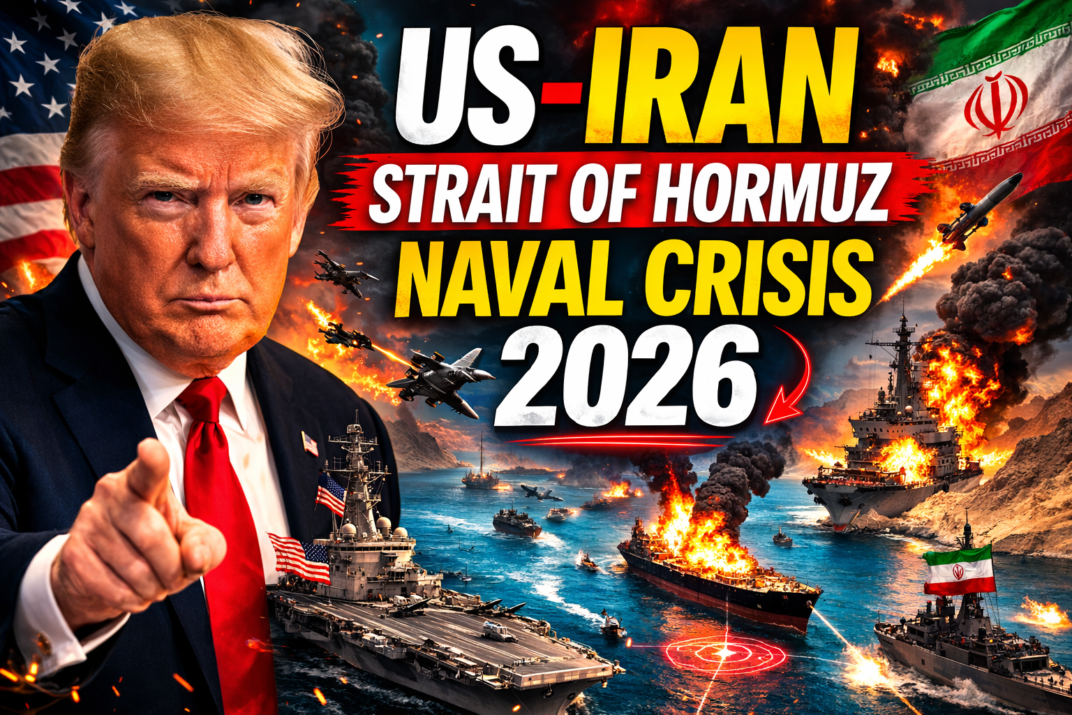 US-Iran Strait of Hormuz Naval Crisis 2026 Shipping Attacks and Operation Epic Fury Military Response