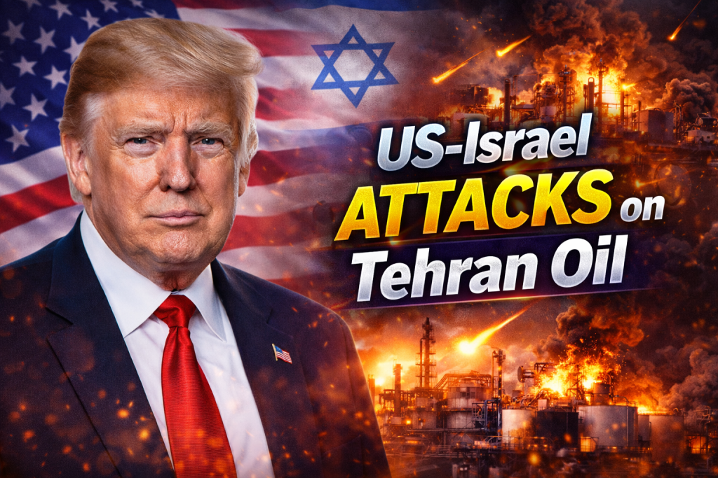 US-Israel Attacks on Tehran Oil Infrastructure Escalate War with Iran, Global Energy Markets Brace for Shock