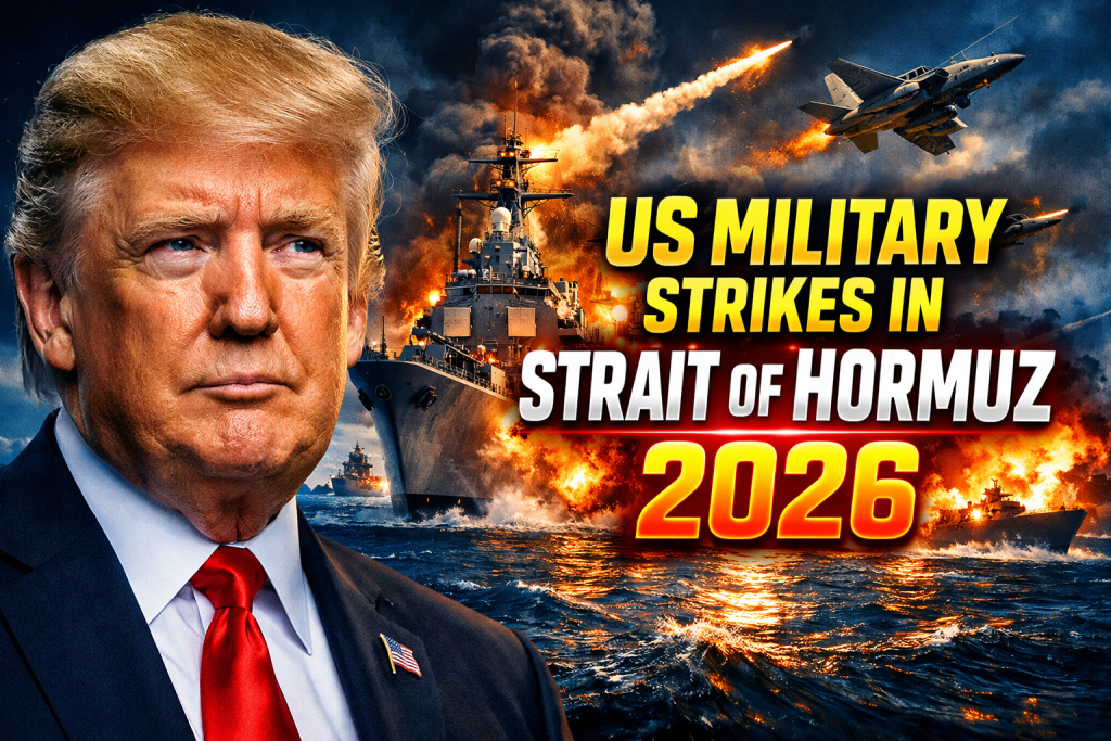 US Military Strikes in Strait of Hormuz 2026 Iran-Israel War Drives Global Oil Prices Above $100