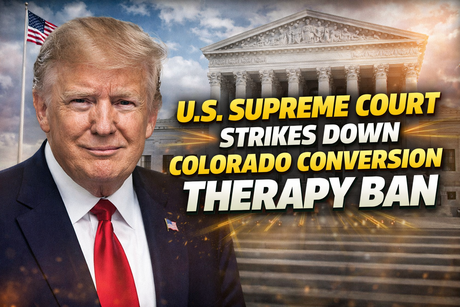 U.S. Supreme Court Strikes Down Colorado Conversion Therapy Ban LGBTQ Rights Face Major 2026 Setback