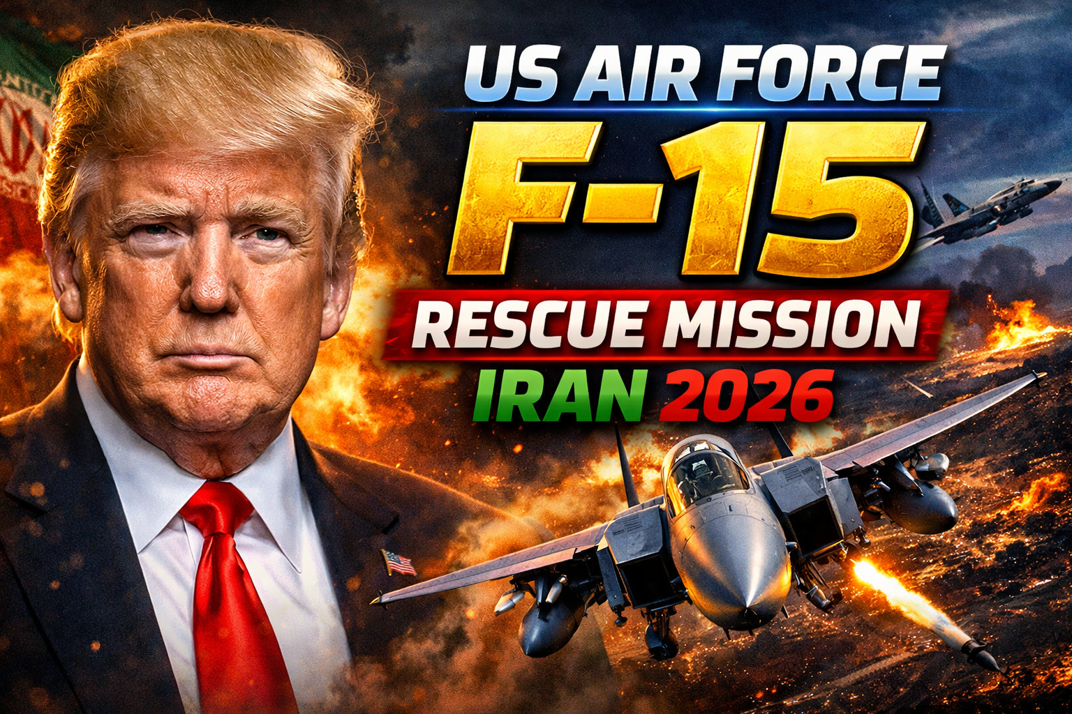 US Air Force F‑15 Rescue Mission Iran 2026 – Downed Pilot & Crew Extracted
