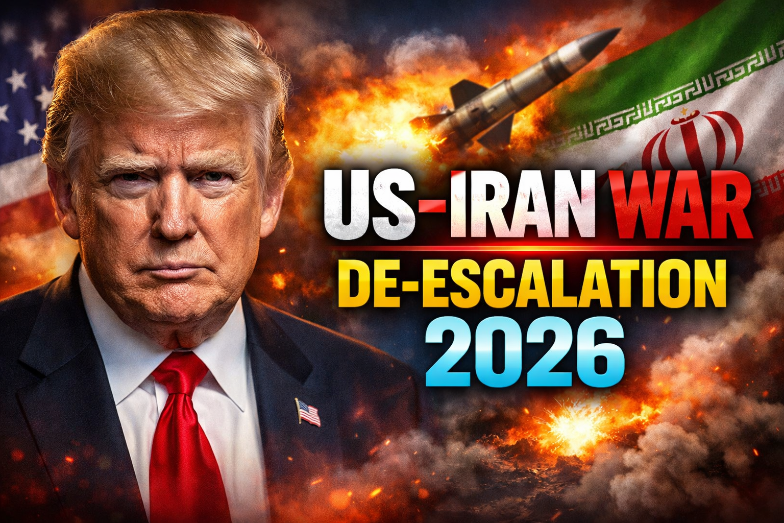 US–Iran War De-Escalation 2026 Donald Trump Ceasefire Deal, Strait of Hormuz Reopening & Oil Market Impact