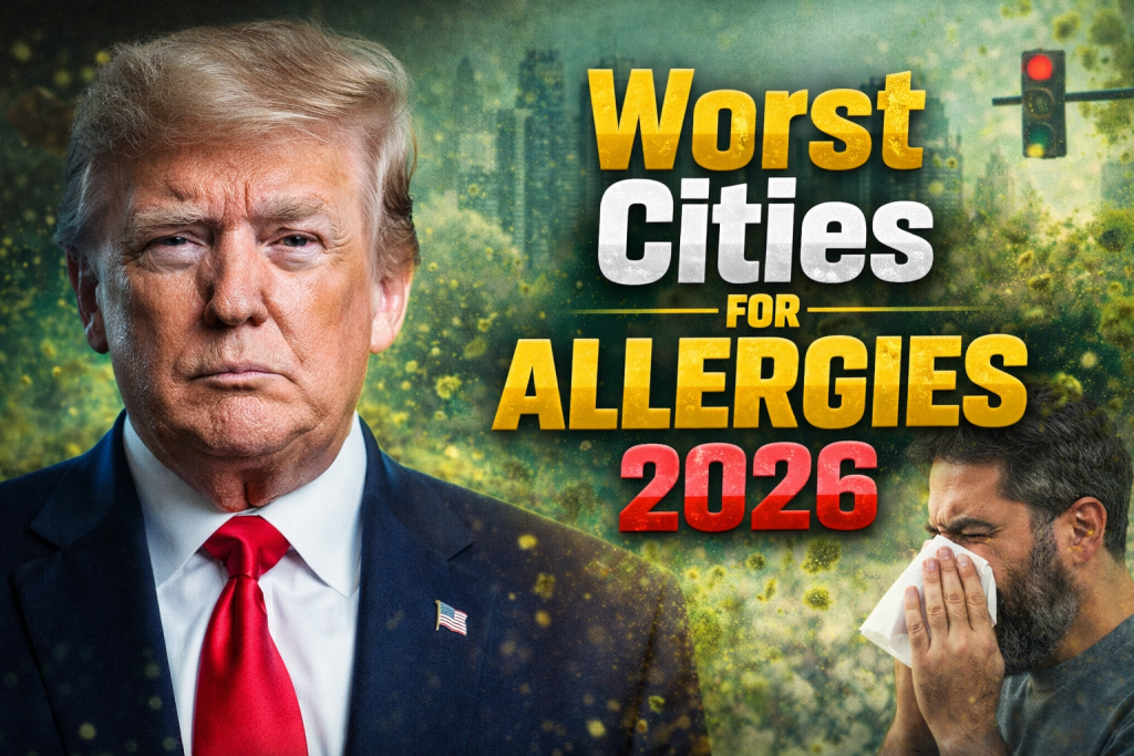 Worst Cities for Allergies 2026 Asthma and Allergy Foundation of America Report Reveals Top Pollen Hotspots